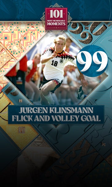 World Cup's 101 Most Memorable Moments: Jurgen Klinsmann's fantastic flick